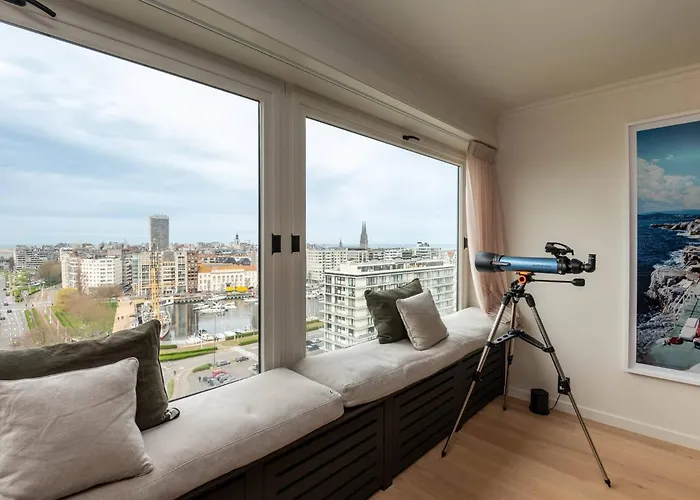 Apartment Stunning Views Over With Garage Ostende